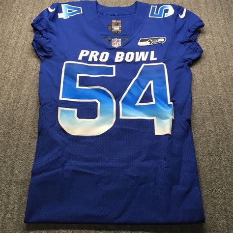 NFL - Seahawks Bobby Wagner Game Issued Pro Bowl 2019 Jersey Size 42 ...