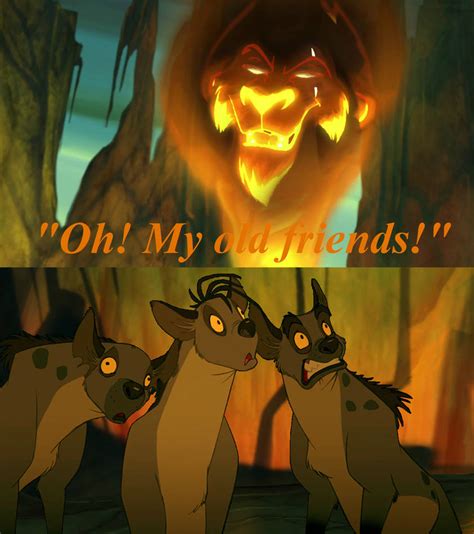 Hyenas meets Scar again. by Through-the-movies on DeviantArt