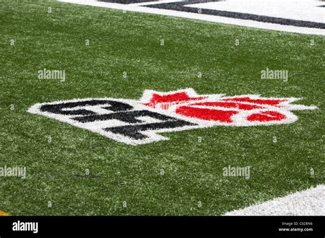 cfl logo on artificial grass surface mosaic stadium taylor field regina ...