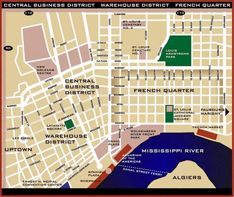 Images and Places, Pictures and Info: new orleans map french quarter