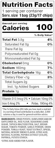 Party Chip Bag Nutrition Facts - NutritionWalls