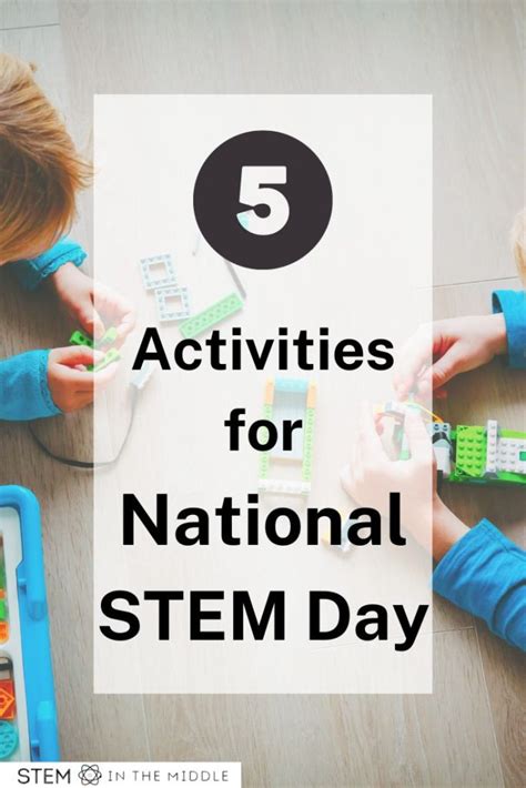 5 Activities to Try on National STEM Day - STEM in the Middle