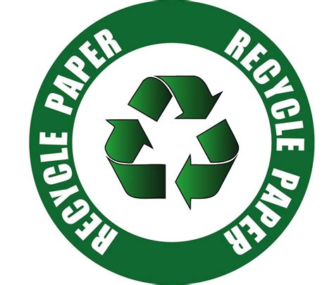 Recycle Paper Sign - PHS Safety