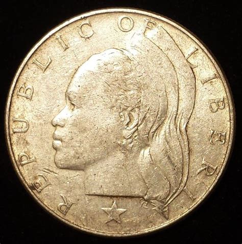 Nice 1962 Liberia Silver Dollar Coin Africa Money Republic of Liberia ...