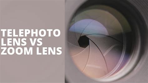 Telephoto Lens vs. Zoom Lens – What is the Difference? - TechnoWifi