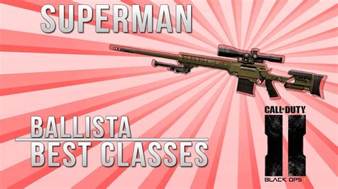 Black Ops 2: BEST CLASS SETUP Ballista Best Sniper Class Setup - BO2 Multiplayer Gameplay - YouTube