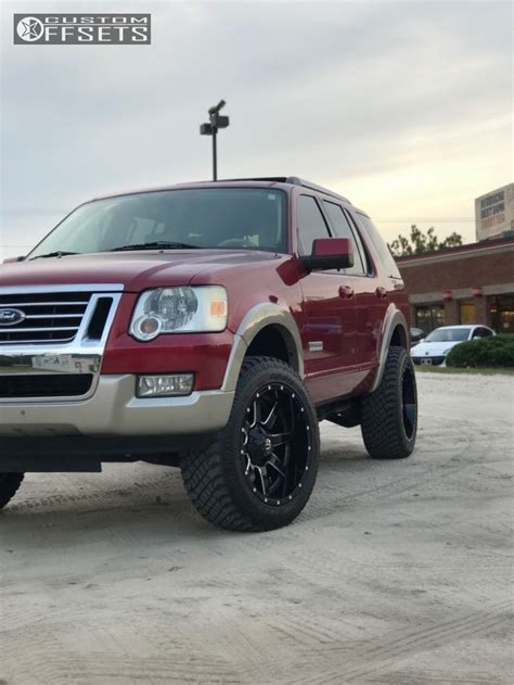 12 2006 Explorer Ford Supreme Suspension Lift 3in Fuel Maverick Black | Ford explorer, Lifted ...