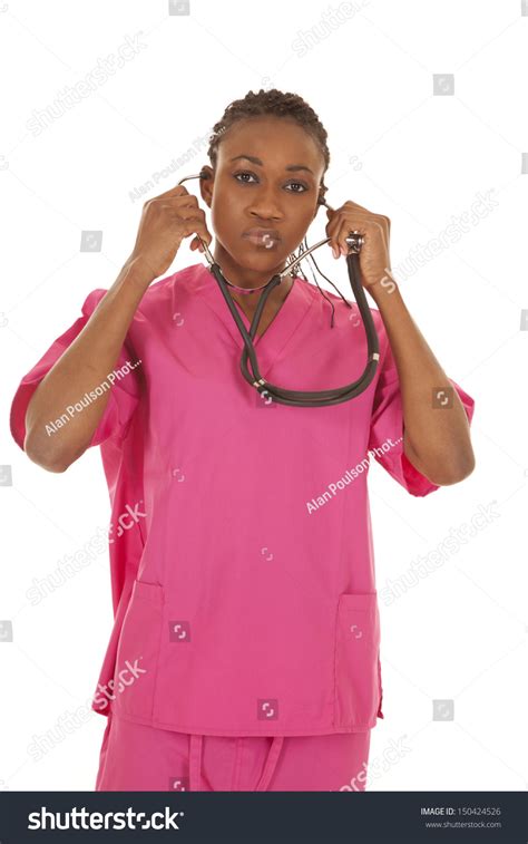 African American Woman Nurse Stethoscope Stock Photo 150424526 | Shutterstock