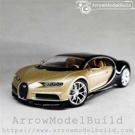 Arrowmodelbuild Bugatti Chiron champagne Gold Bright Black | Etsy