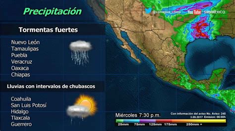 Pronóstico del tiempo México hoy 4 de mayo del 2017: Frente frío 45 y ...