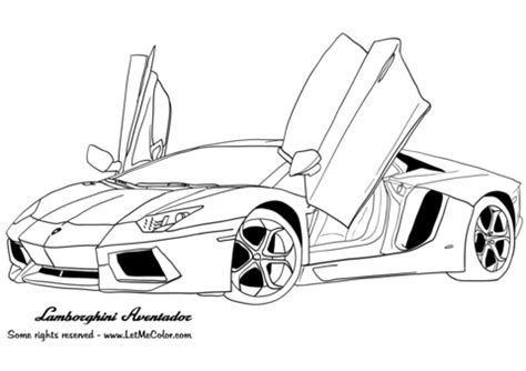 Gambar Lamborghini Aventador Coloring Page Free Printable Pages Click ...