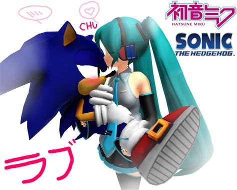 .: Hatsune Miku and Sonic the Hedgehog :. by Hexblaster on DeviantArt