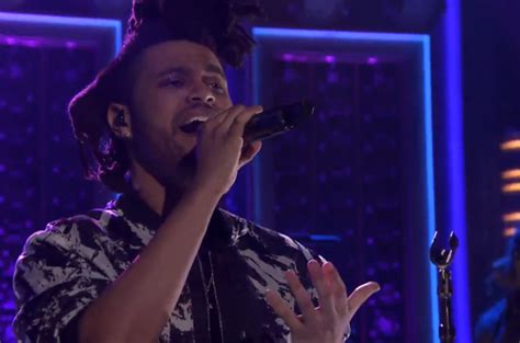 The Weeknd "Earned It" (live on 'Fallon') | Exclaim!