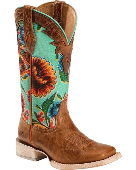 Ariat Women's Floral Textile Circuit Champion Western Boots | Boot Barn