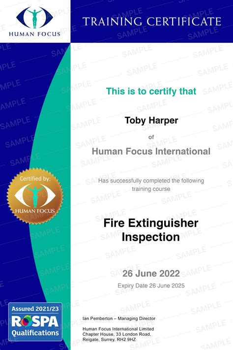 Fire Extinguisher Inspection Training | Online Course & Certificate