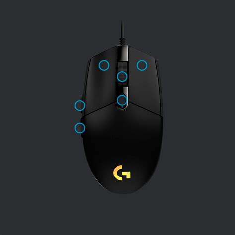 Customer Reviews: Logitech G203 LIGHTSYNC Wired Optical Gaming Mouse with 8,000 DPI sensor Black ...