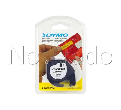 Dymo 12mm Letratag Plastic On Pearl White Tape Labelprinter-tape 12mm X 4m - S0721610