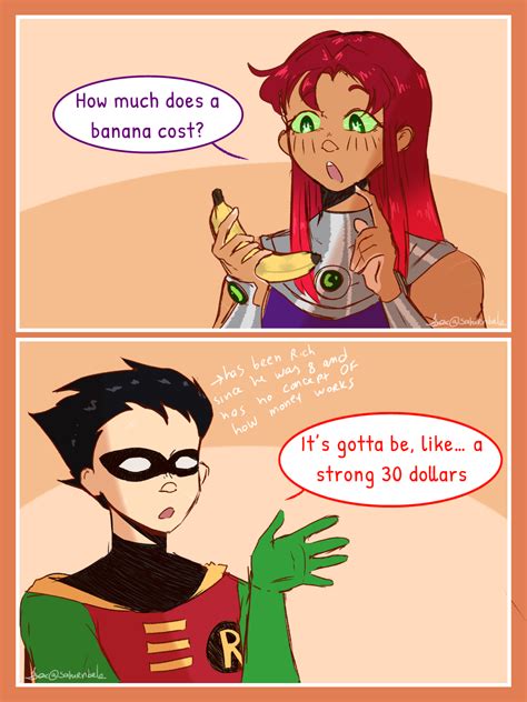 Robin x Starfire