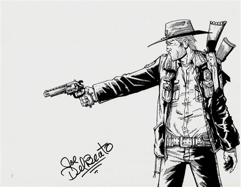 Stunning Walking Dead Art: Rick Grimes by Joe Del Beato