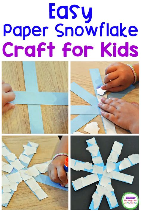 Super Easy Paper Snowflake Craft: Winter Activities for Kids