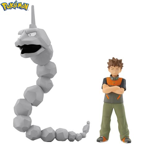 POKÉMON SCALE WORLD KANTO REGION BROCK & ONIX W/O GUM | Pokémon ...