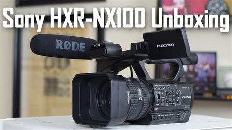 Sony HXR-NX100 Unboxing and Overview - Review coming soon! - YouTube