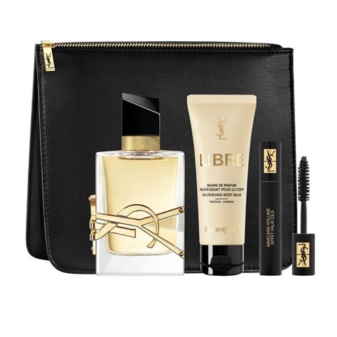 YSL Libre Perfume 50ml Gift Set, Body Balm, Mascara & Bag