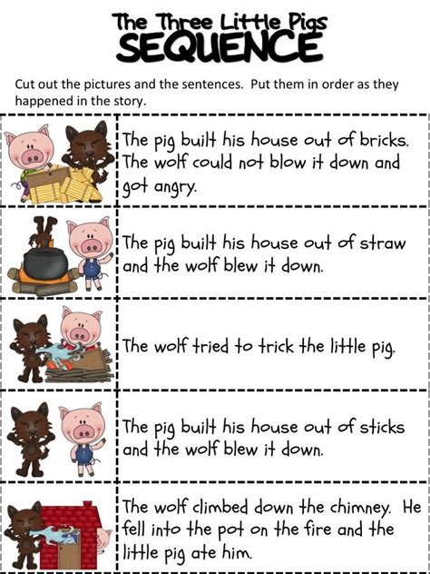 Printable Three Little Pigs Story - Printable Word Searches