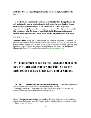 1 samuel 12 commentary | PDF