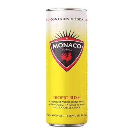 Buy Monaco Tropic Rush Cocktail Can 355ml Online | Reup Liquor