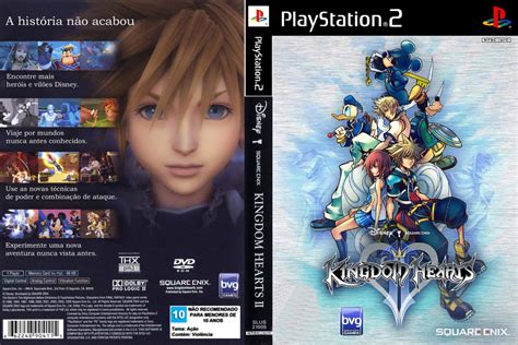 CAPA COVER CARATULA PS2 KINGDOM HEARTS 2 - Capa Scan