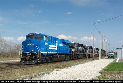 NS GE ES44AC #8098 Conrail Heritage Unit Photo Page