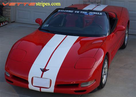 C5 Corvette full length dual racing 3 Stripes - VetteStripes.com