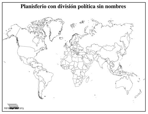 milagro enchufe La forma mapamundi para imprimir tamaño grande precoz ...