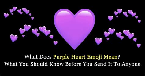 Meaning Of Purple Heart: What Does Purple Heart Emoji Mean?