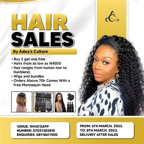 Hair Sales Flyer in 2024 | Hair sale, Flyer and poster design, Graphic design flyer