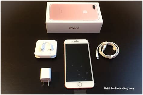 Unboxing iPhone 7 Plus — Thank You Honey