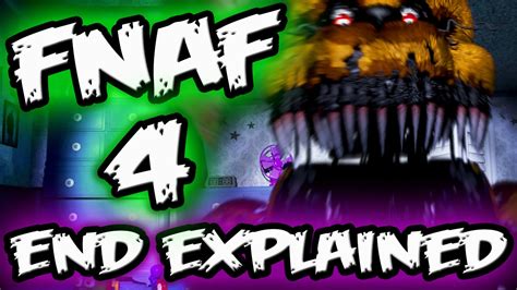 FNAF 4 ENDING EXPLAINED! || Bite of 87 Victim Dies || Five Nights at ...