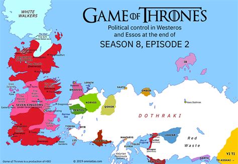 Game Of Thrones Map Seven Kingdoms