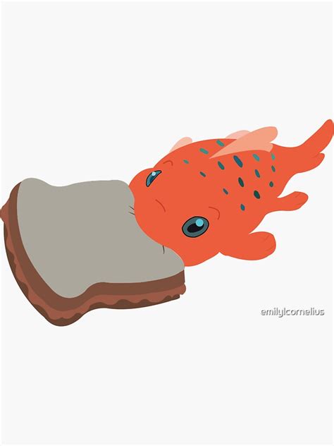 "Pudge the Fish" Sticker for Sale by emilylcornelius | Redbubble