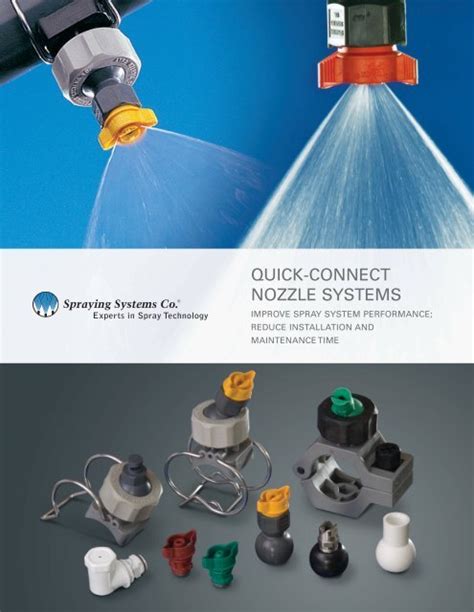 QUICK-CONNECT NOZZLE SYSTEMS - Spraying Systems Co.