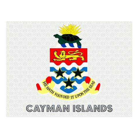 Cayman Islands Coat of Arms Postcard | Zazzle