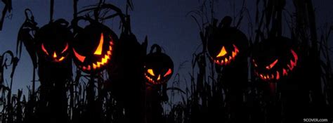 Halloween Pumpkins Photo Facebook Cover