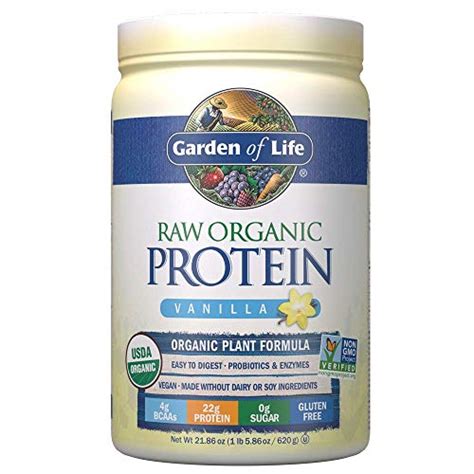 Garden of Life Raw Organic Protein Vanilla Powder, 20 Servings ...