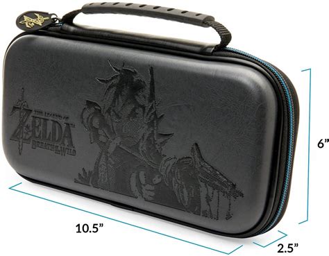 SWITCH OFFICIALLY DELUXE TRAVEL CASE - ZELDA BOTW - BLACK