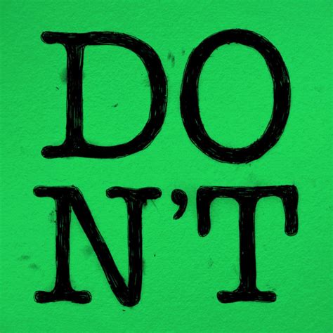 Don’t (Ed Sheeran) Font