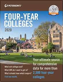 Four-Year Colleges 2020: Peterson's: 9780768942446: Amazon.com: Books