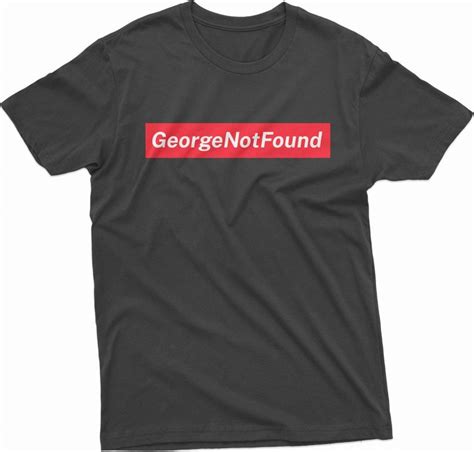 Georgenotfound Merch 404 George Not Found Unisex T-Shirt | Etsy