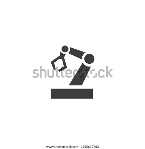 Robots Icon Black White Vector Graphic Stock Vector (Royalty Free ...