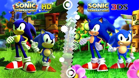 Sonic Generations HD vs. 3DS - YouTube